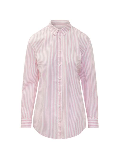 Camicia donna Brigitte in cotone a righe rosa MC2 SAINT BARTH | BRIGITTE01365L